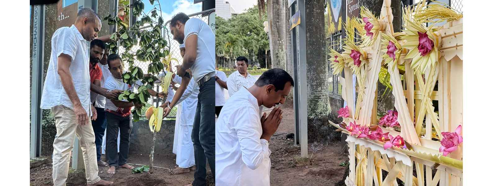 සිරසානමාමි සිරස වෙසක් කලාපයේ කප් සිටුවීමේ මංගල්‍යය